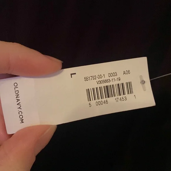 Old Navy Black Sleeveless RuffleTrim Knee-Length Sheath Dress [Size: L] - Picture 9 of 9